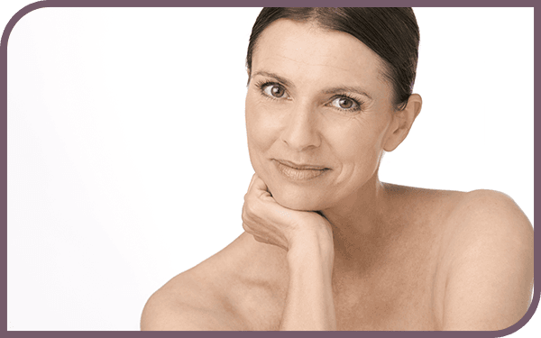 Beautiful older woman smiling