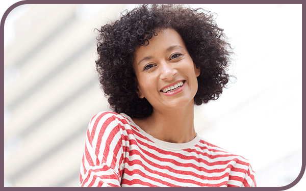 Smiling older woman