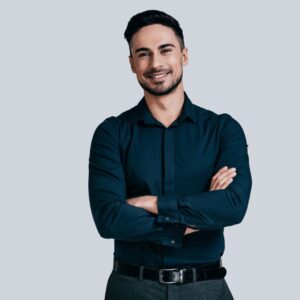 man with arms crossed