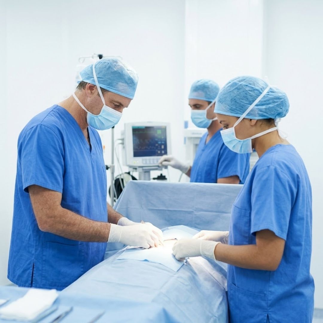 A dedicated multi-specialty surgical team works in harmony to provide focused patient care.